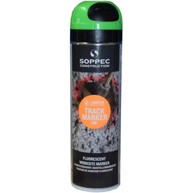 Farba geodezyjna do znakowania spray zielona SOPPEC Track Marker