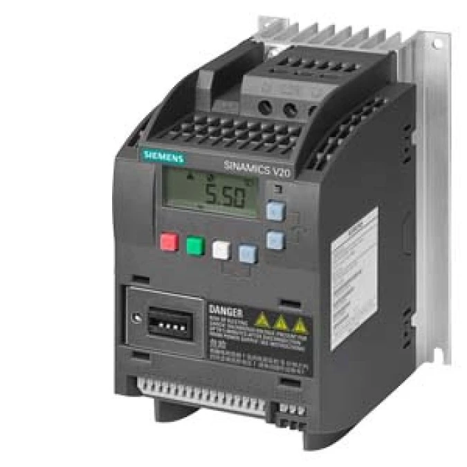 Falownik Uwe=400V, Uwy=3x400V/5,6A 2,2kW Sinamics V20 6SL3210‑5BE22‑2CV0