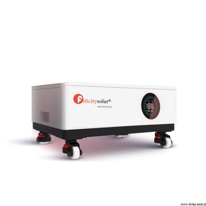 Felicity Bateria FLS48100SCG1 5.12kWh 51.2V (niskonapięciowy) z wbudowanym kontrolerem + podstawa