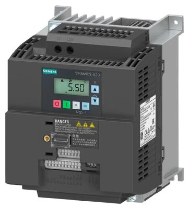 Falownik Uwe=230V, Uwy=3x230V/11A 2,2kW Sinamics V20 6SL3210‑5BB22‑2UV1