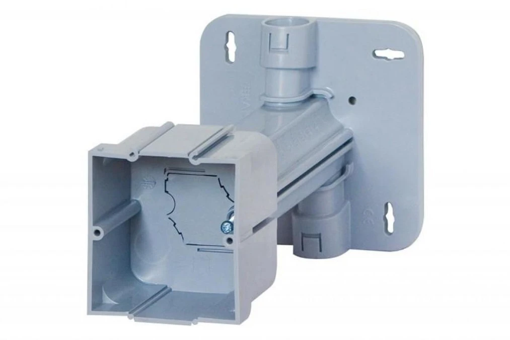 Fasadowa puszka teleskopowa 80‑200 mm do styropianu i systemów dociepleń 68x70x50mm 1159‑61