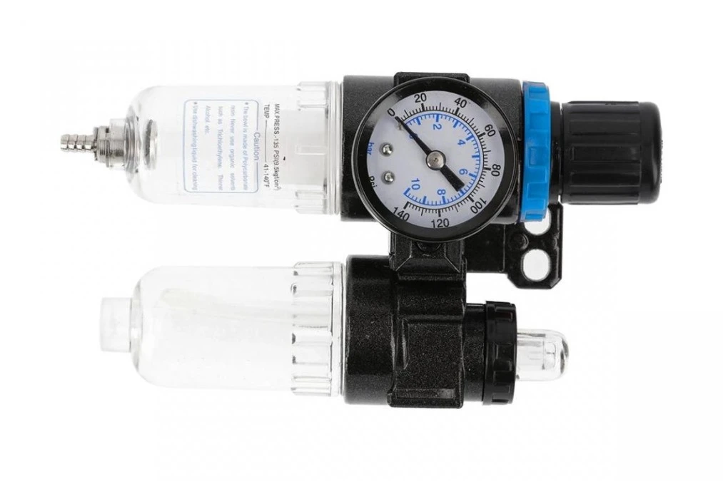 Filtr, naolejacz, z manometrem 1/4, 25/15 ml