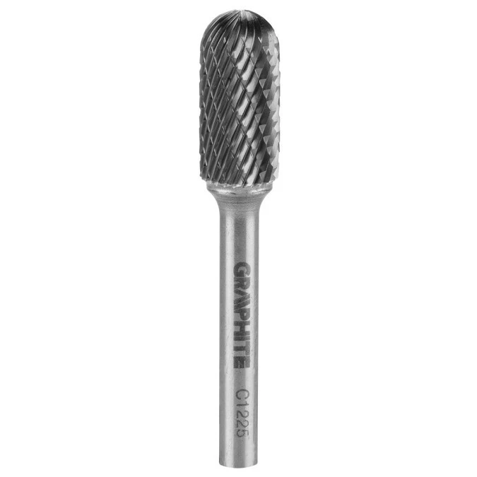 Frez do metalu HM typ C walcowy zaokrąglony 12x25mm trzpień 6x45mm 55H361