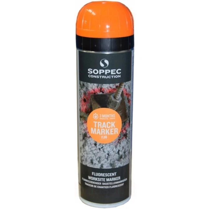 Farba geodezyjna do znakowania spray pomarańczowa SOPPEC Track Marker