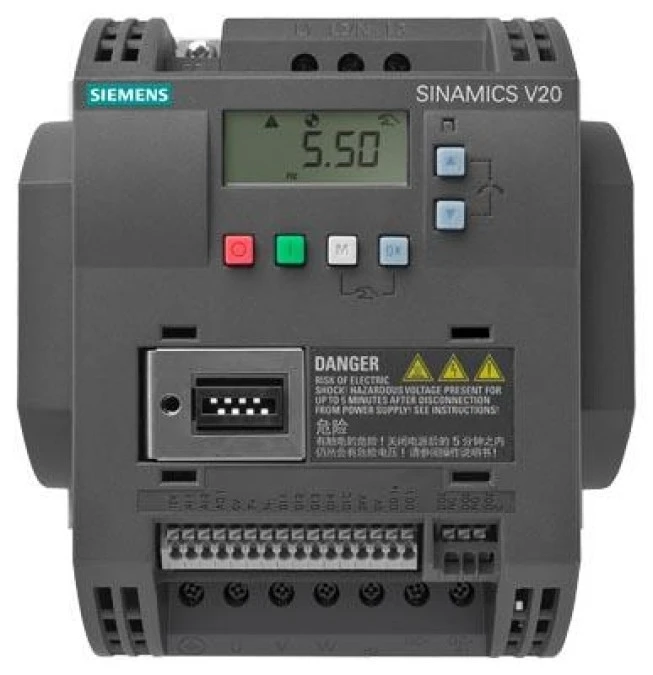 Falownik Uwe=400V, Uwy=3x400V/7,3A 3,0kW Sinamics V20 6SL3210‑5BE23‑0CV1