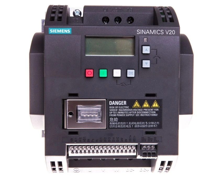 Falownik Uwe=400V, Uwy=3x400V/7,3A 3,0kW Sinamics V20 6SL3210‑5BE23‑0UV0