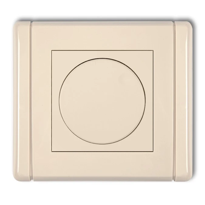 FLEXI Elektroniczny regulator oświetlenia przyciskowo‑obrotowy do lamp LED beżowy 1FRO‑2