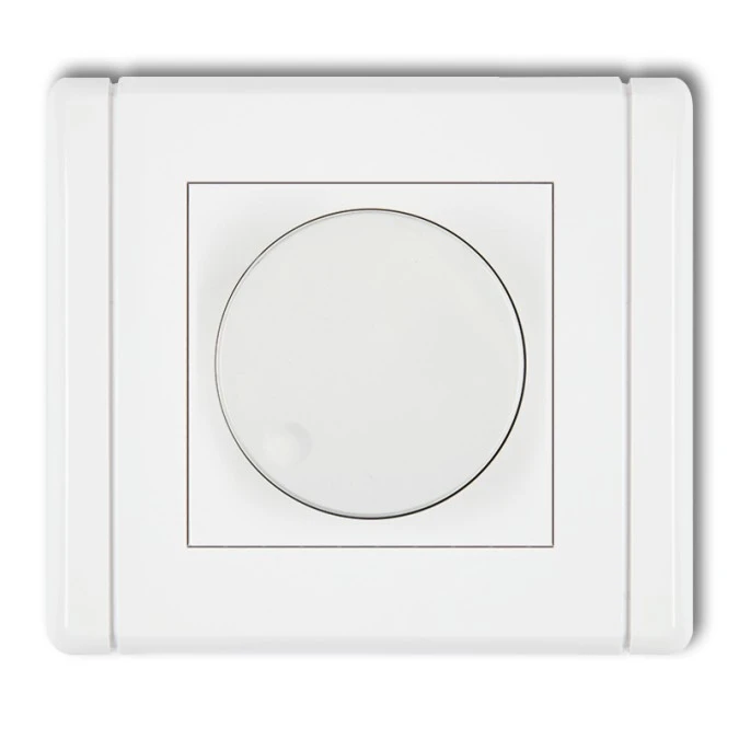FLEXI Elektroniczny regulator oświetlenia przyciskowo‑obrotowy do lamp LED biały FRO‑2