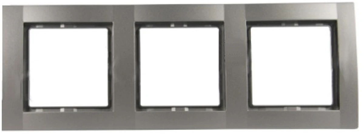 Fiorena Ramka potrójna RAL9006 srebrny aluminiowy 22011819