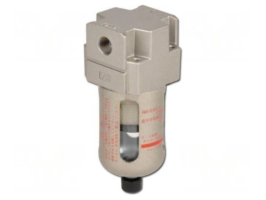 Filtr sprężonego powietrza 1500l/min 10bar 5um poliwęglan AF20‑F02‑A