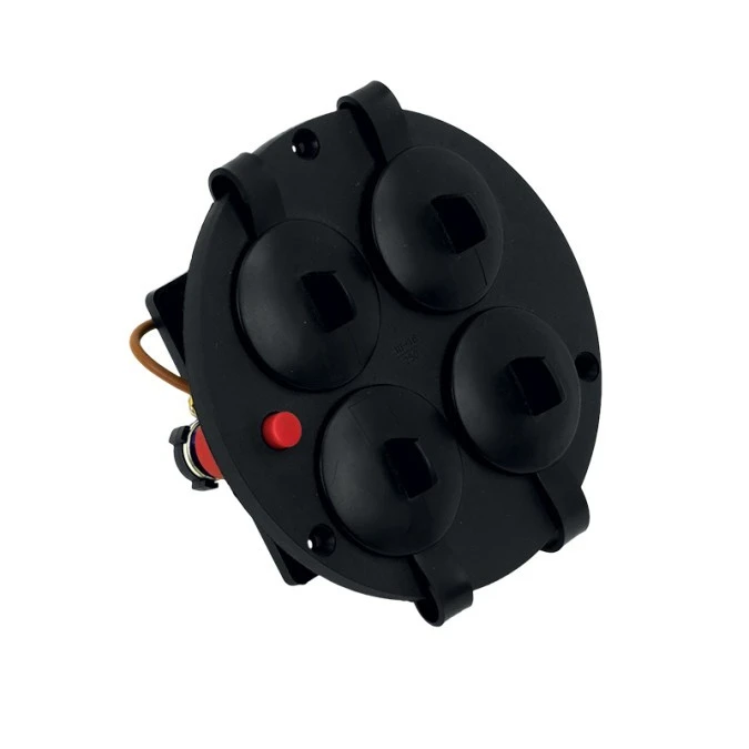 GDPKS ‑ Gniazdo przedłużacza SCHUCO 4x220V+ Termik+zatyczka gn. 32.522