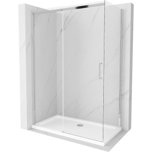 Kabina prysznicowa z brodzikiem Mexen rozsuwana Omega 140×70 transparent 492967 Kabina prysznicowa z brodzikiem Mexen rozsuwana Omega 140×70 transparent 492967