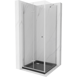 Kabina prysznicowa z brodzikiem Mexen składana Lima 90×90 transparent 506898 Kabina prysznicowa z brodzikiem Mexen składana Lima 90×90 transparent 506898
