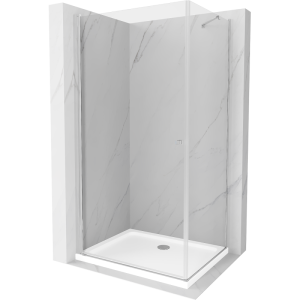 Kabina prysznicowa z brodzikiem Mexen uchylna Pretoria 100×80 transparent 495801 Kabina prysznicowa z brodzikiem Mexen uchylna Pretoria 100×80 transparent 495801