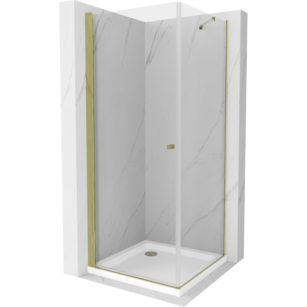 Kabina prysznicowa z brodzikiem Mexen uchylna Pretoria 70x70 transparent 496703
