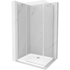 Kabina prysznicowa z brodzikiem Mexen uchylna Roma 120×100 transparent 506822