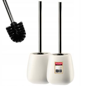 Kadax 2x Szczotka WC Do Toalety Ceramiczna Biała 110536 Kadax 2x Szczotka WC Do Toalety Ceramiczna Biała 110536