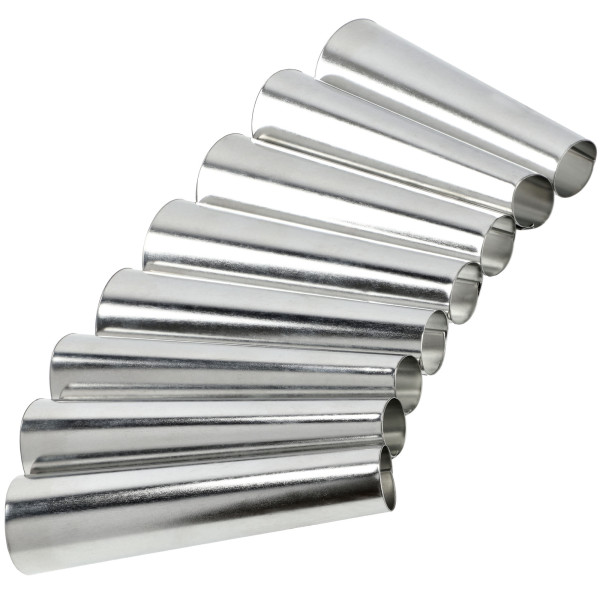 KADAX 8x Foremki Do Rurek Z Kremem Do Pieczenia Stalowe 9cm 608120