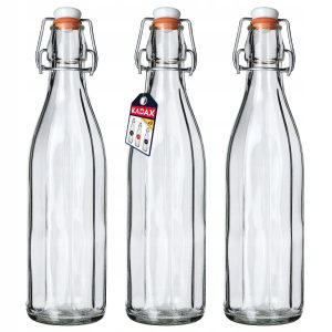 KADAX Butelka z korkiem mechanicznym 750 ml, 3 szt. 181792 KADAX Butelka z korkiem mechanicznym 750 ml, 3 szt. 181792