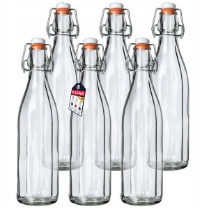 KADAX Butelka z korkiem mechanicznym 750 ml, 6 szt. 181794 KADAX Butelka z korkiem mechanicznym 750 ml, 6 szt. 181794