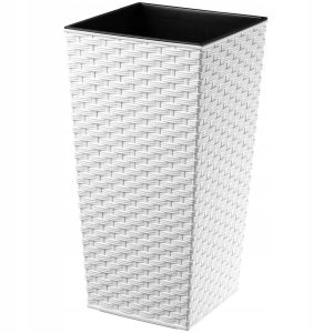 Kadax Donica Doniczka Wkład 18x36cm Wysoka Biała 121301 Kadax Donica Doniczka Wkład 18x36cm Wysoka Biała 121301
