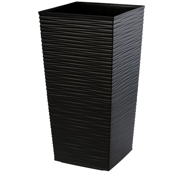 Kadax Donica Doniczka Wkład 34x68cm Wysoka Czarna 121291