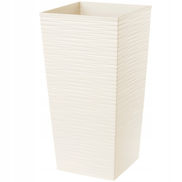 Kadax Donica Doniczka Wkład 34x68cm Wysoka Kremowa 121316