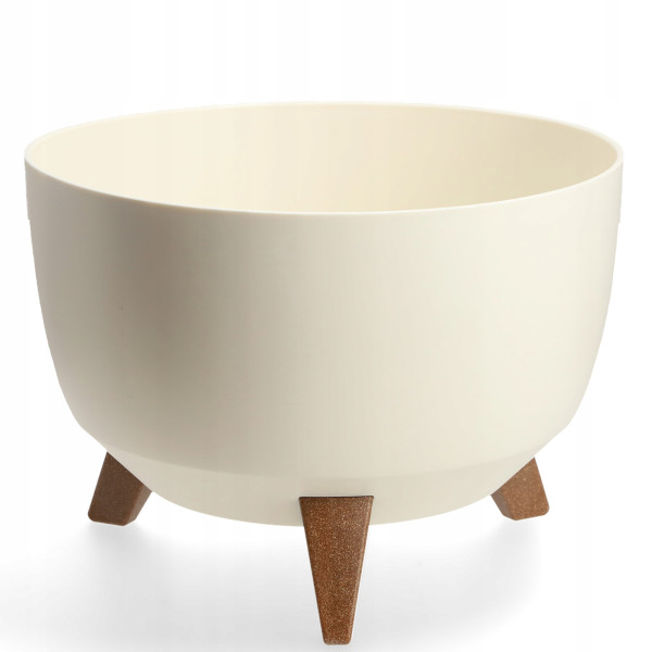 Kadax Doniczka Donica 33cm Wkład Osłonka Kremowa 121200