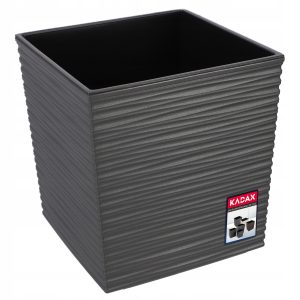 Kadax Doniczka Donica Osłonka z Wkładem Szary 40cm 114680 Kadax Doniczka Donica Osłonka z Wkładem Szary 40cm 114680