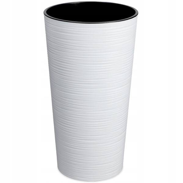 Kadax Doniczka Donica + Wkład Osłonka Biała 19cm 121292