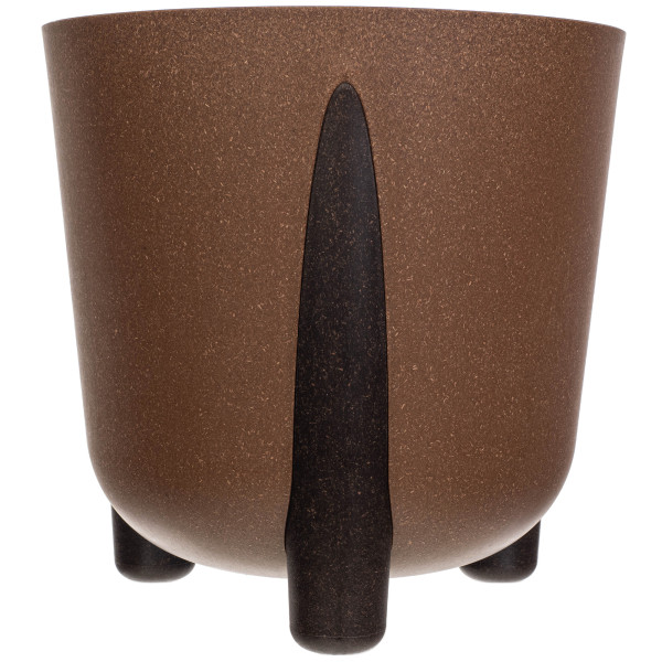 KADAX Doniczka Na Kwiaty Eco Nóżki + Wkład 18cm Brązowa 567083