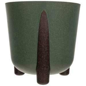 KADAX Doniczka Na Kwiaty Eco Nóżki + Wkład 18cm Zielona 567076