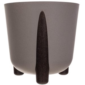 KADAX Doniczka Na Kwiaty Eco Nóżki Z Wkładem 18cm Szara 567072 KADAX Doniczka Na Kwiaty Eco Nóżki Z Wkładem 18cm Szara 567072