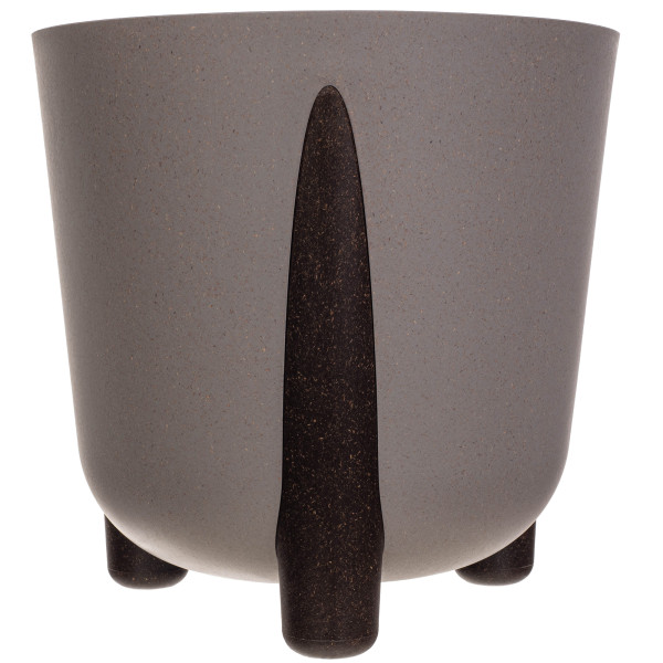 KADAX Doniczka Na Kwiaty Eco Nóżki Z Wkładem 18cm Szara 567072
