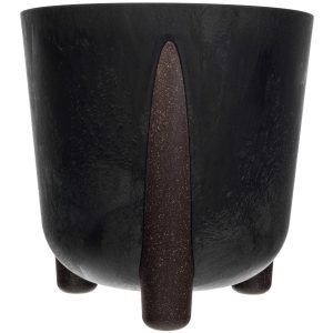 KADAX Doniczka Na Kwiaty Nóżki + Wkład Kwietnik 18cm Czarna 567084 KADAX Doniczka Na Kwiaty Nóżki + Wkład Kwietnik 18cm Czarna 567084