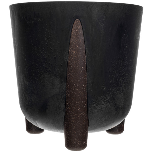 KADAX Doniczka Na Kwiaty Nóżki + Wkład Kwietnik 18cm Czarna 567084