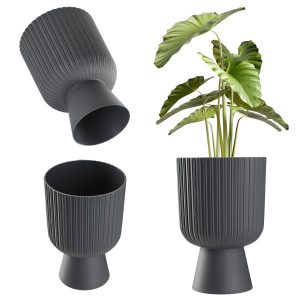 Kadax Doniczka Osłonka Plastikowa Gazon 18cm Szara 121242 Kadax Doniczka Osłonka Plastikowa Gazon 18cm Szara 121242