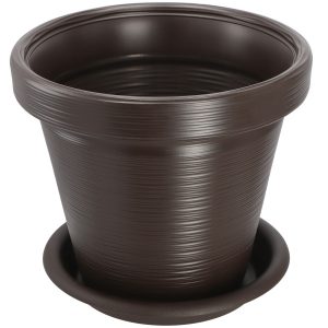KADAX Doniczka + Podstawka Dłuto Mokka 39x34cm 375358 KADAX Doniczka + Podstawka Dłuto Mokka 39x34cm 375358