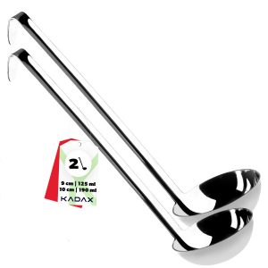Kadax Łyżka Chochla Nabierka Do Zupy Zestaw 9+10cm 109595 Kadax Łyżka Chochla Nabierka Do Zupy Zestaw 9+10cm 109595
