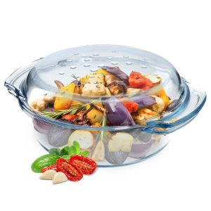 Kadax Naczynie Żaroodporne z Pokrywą Okrągłe 2,4L 108003 Kadax Naczynie Żaroodporne z Pokrywą Okrągłe 2,4L 108003