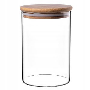 KADAX Pojemnik Na Żywność Szklany Z Pokrywką Słoik 1040ml 160743 KADAX Pojemnik Na Żywność Szklany Z Pokrywką Słoik 1040ml 160743