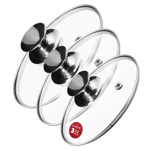 Kadax Pokrywka Szklana Zestaw Pokrywek 16/18/20cm 110673 Kadax Pokrywka Szklana Zestaw Pokrywek 16/18/20cm 110673