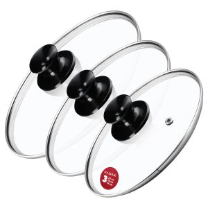 Kadax Pokrywka Szklana Zestaw Pokrywek 20/24/28cm 110633 Kadax Pokrywka Szklana Zestaw Pokrywek 20/24/28cm 110633