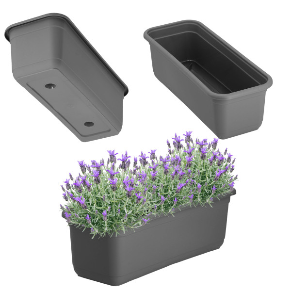 Kadax Skrzynka Balkonowa 40cm Doniczka Na Kwiaty 114802
