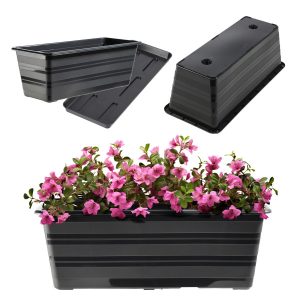 KADAX Skrzynka Balkonowa 40cm Doniczka + Podstawka 108478 KADAX Skrzynka Balkonowa 40cm Doniczka + Podstawka 108478
