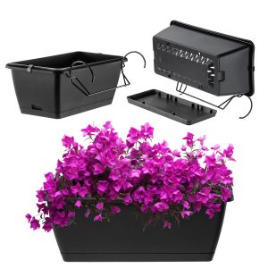 Kadax Skrzynka Balkonowa 40cm Doniczka z Uchwytami 108486 Kadax Skrzynka Balkonowa 40cm Doniczka z Uchwytami 108486