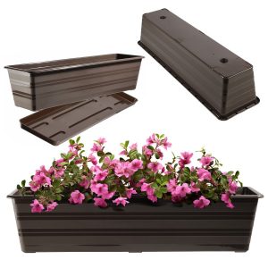 KADAX Skrzynka Balkonowa 60cm Doniczka + Podstawka 108414 KADAX Skrzynka Balkonowa 60cm Doniczka + Podstawka 108414