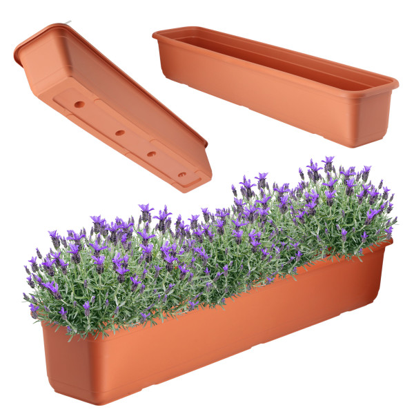 Kadax Skrzynka Balkonowa 80cm Doniczka Na Kwiaty 114917