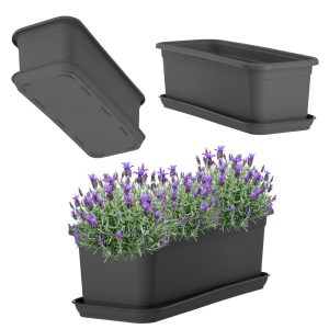 Kadax Skrzynka Balkonowa Doniczka 40cm + Podstawka 110333 Kadax Skrzynka Balkonowa Doniczka 40cm + Podstawka 110333