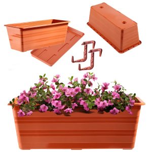 KADAX Skrzynka Balkonowa Doniczka Z Uchwytami 40cm 108442 KADAX Skrzynka Balkonowa Doniczka Z Uchwytami 40cm 108442